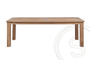 Teak tuintafel 280x100 cm