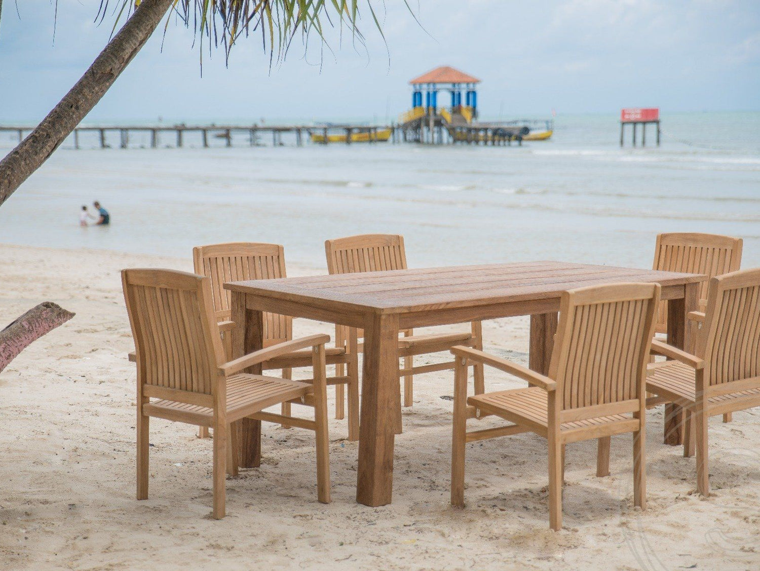Teak tuintafel 180x90 cm