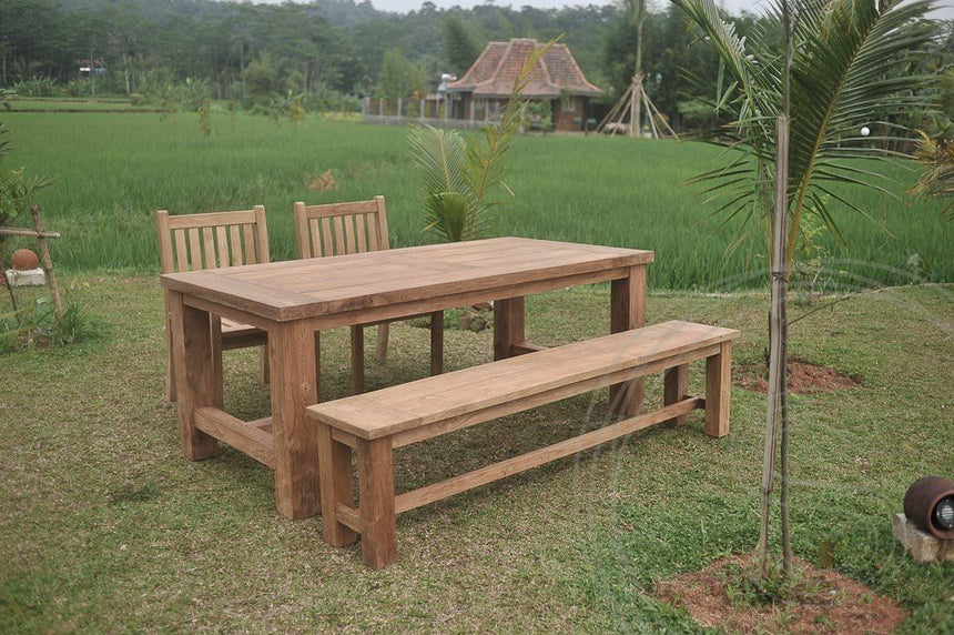 Teak tuintafel 200x100 Mammoet