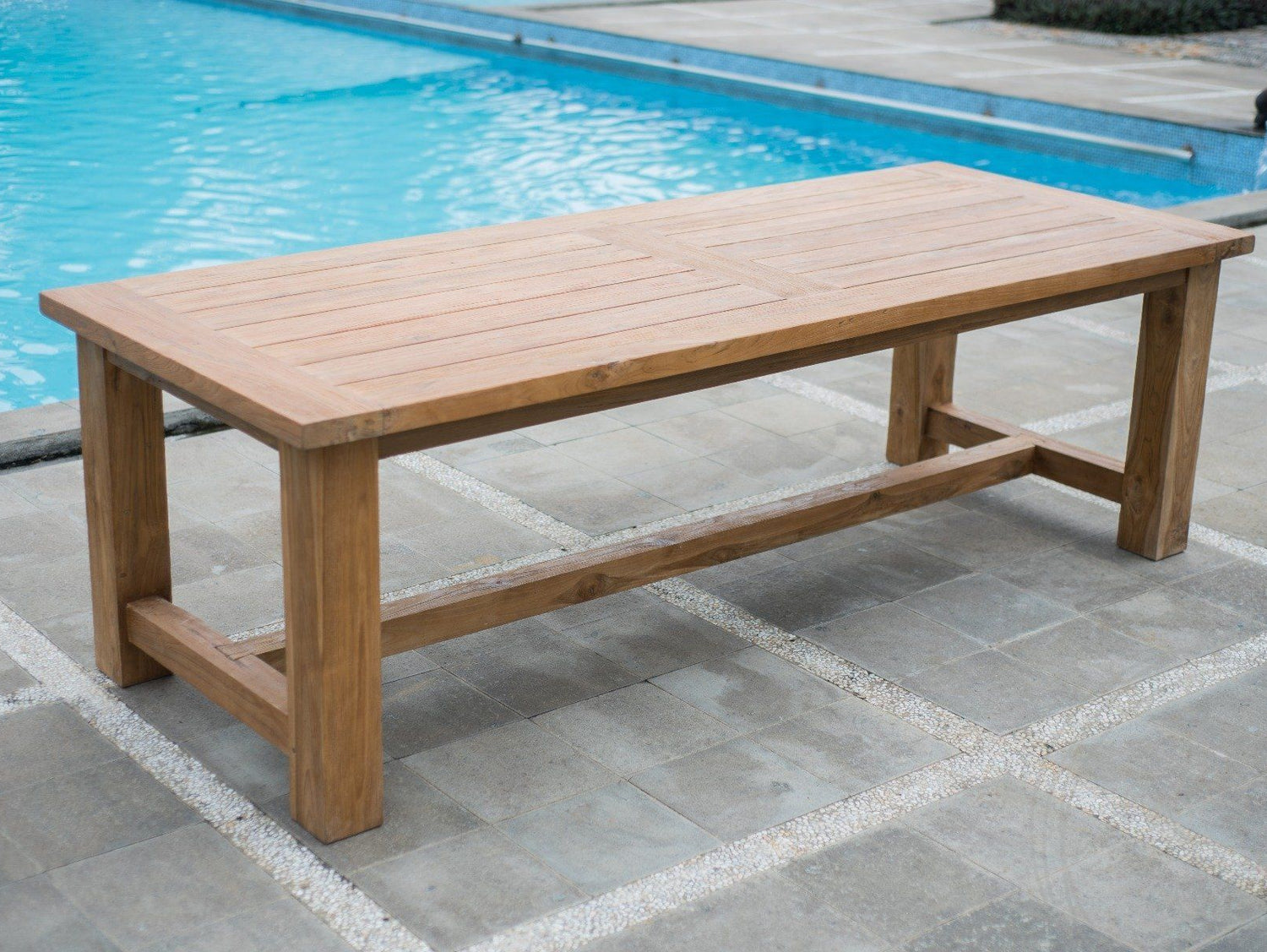 Teak tuintafel 250x100 Mammoet - Souren Meubels