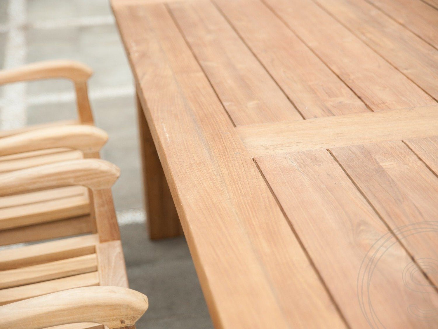 Teak tuintafel 300x100 Mammoet