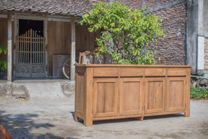 Teak dressoir 200 x 90 x 50