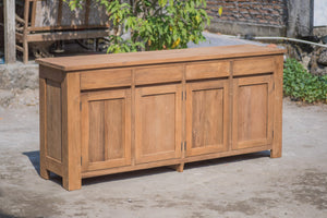 Teak dressoir 200 x 90 x 50