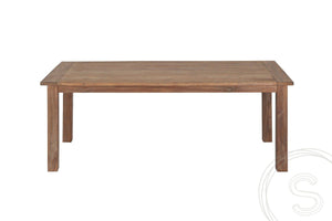 Teak tafel 240 x 100 cm oud hout