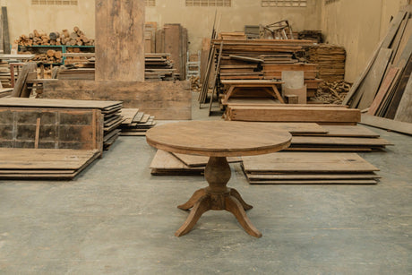 Ronde teak eettafel Anteak