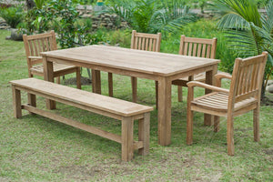 Teak tuinbank 220cm