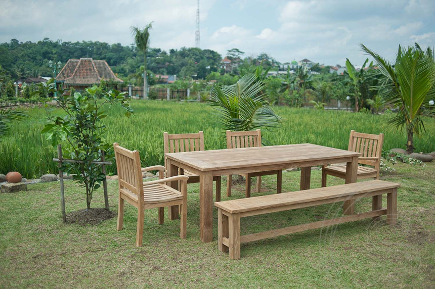 Teak tuinbank 220cm