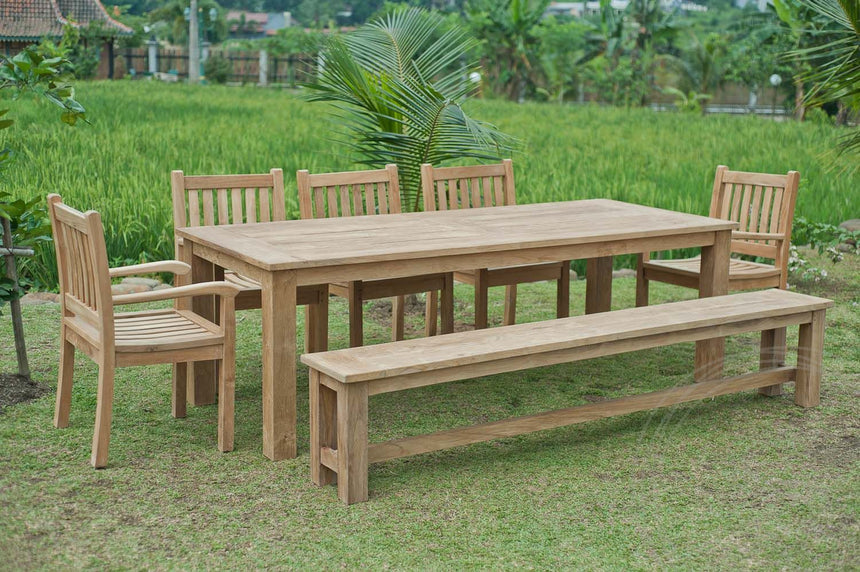 Teak tuinbank 240cm