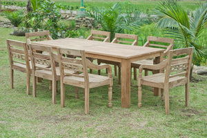 Teak tuintafel 240x100 cm