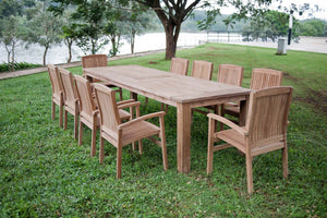 Teak tuintafel 300x100 cm