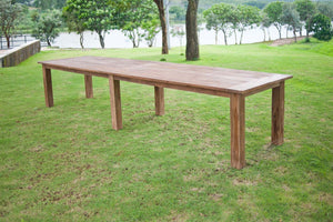 Teak tuintafel 400 x 100