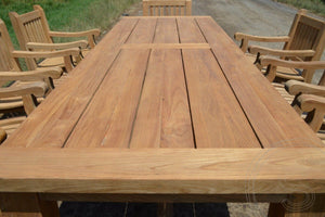 Teak tuintafel 300x100 Mammoet